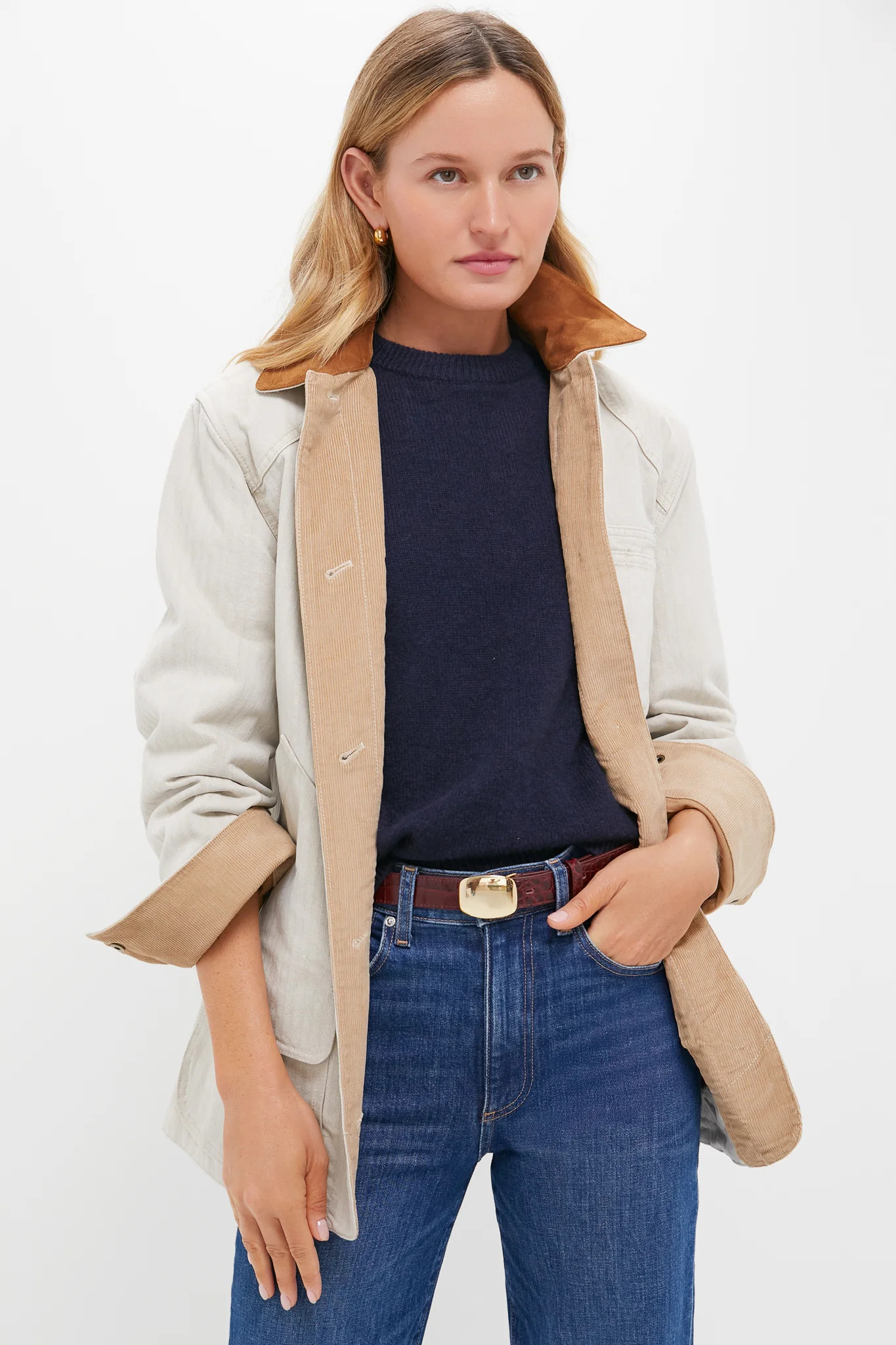 Light Oatmeal Abbas Barn Jacket | Tuckernuck (US)