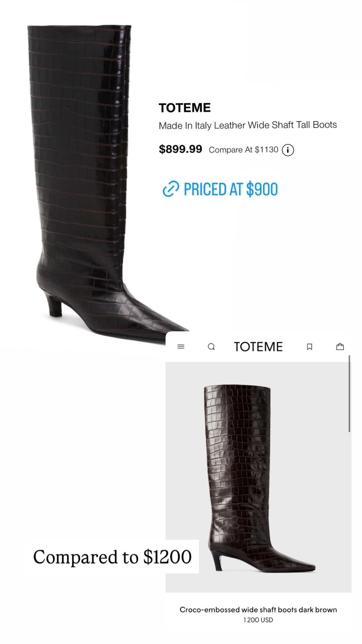 Toteme wide shaft boots on sale!! Must have for your fall outfit and fall wardrobe and you can’t beat that price!  

#LTKSaleAlert #LTKShoeCrush #LTKSeasonal