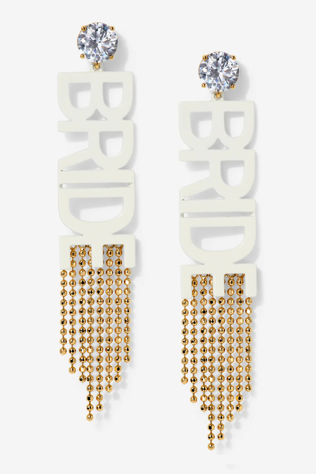 BRIDE TRIBE FRINGE DROP EARRINGS | NADRI