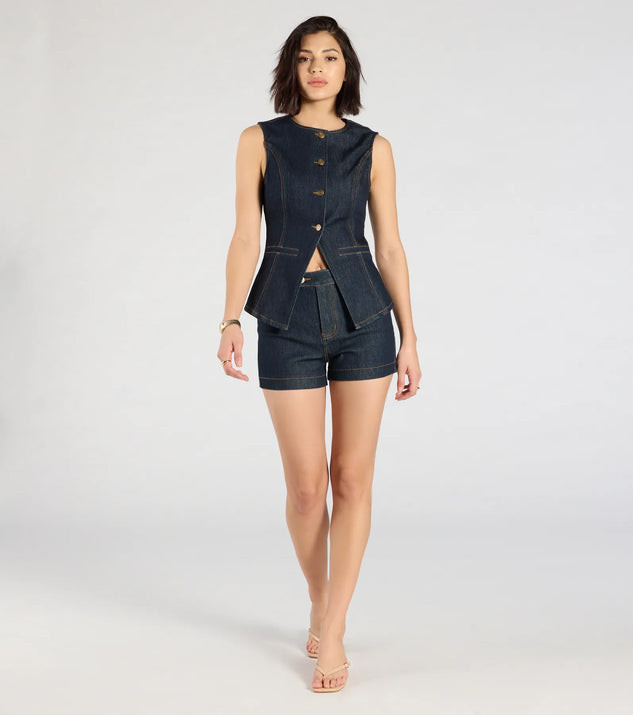 Exceptional Poise High Rise Denim Shorts | Windsor Stores
