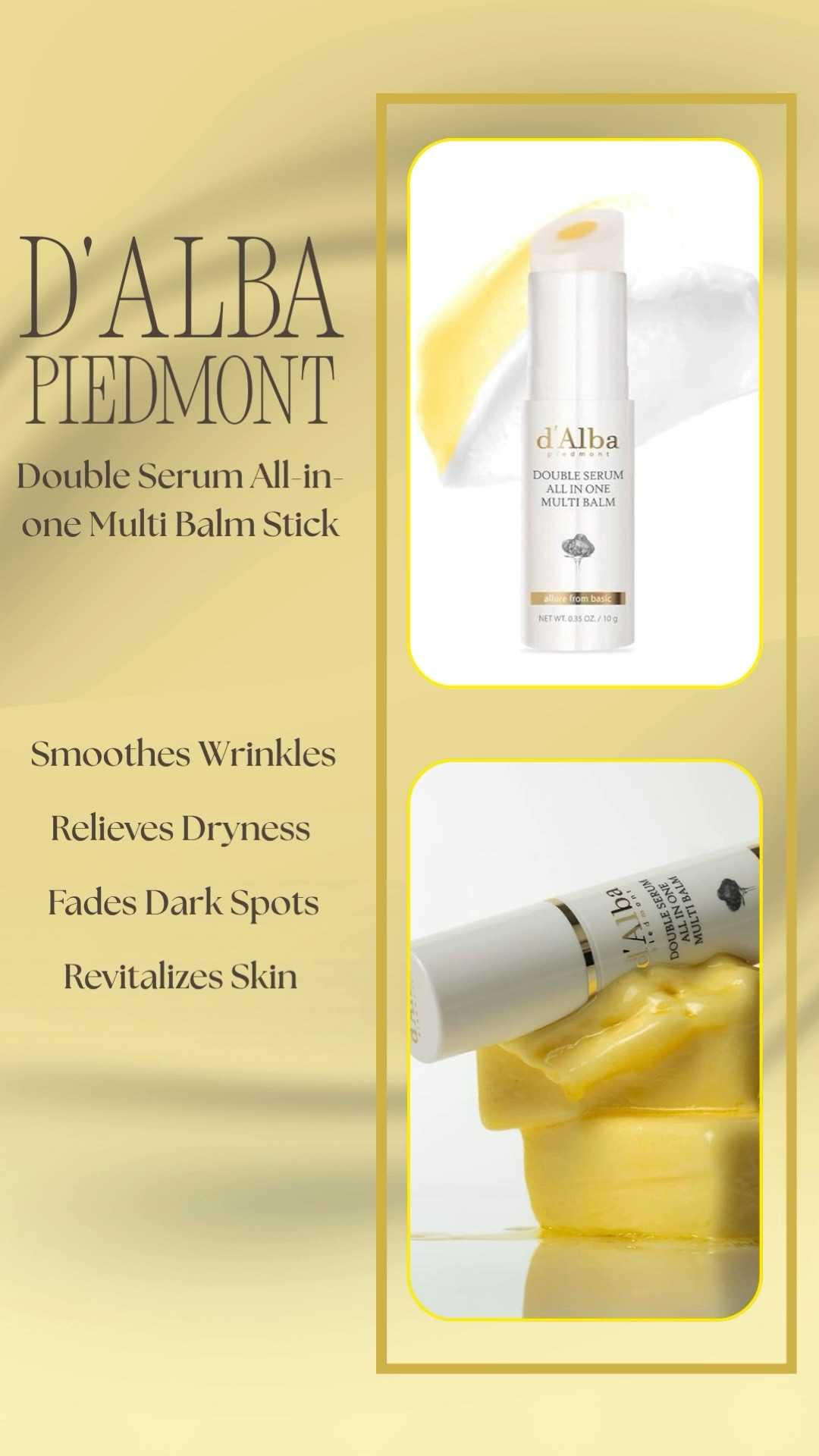 Double Serum All-in-one Multi Balm with Vitamin C and Vegan Collagen! Helps with wrinkles, Eye Treatments and Dark Spots

#LTKfitness #LTKgiftguide #LTKbeauty