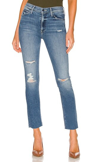 Mid Rise Dazzler Ankle Fray in Weekend Warrior | Revolve Clothing (Global)