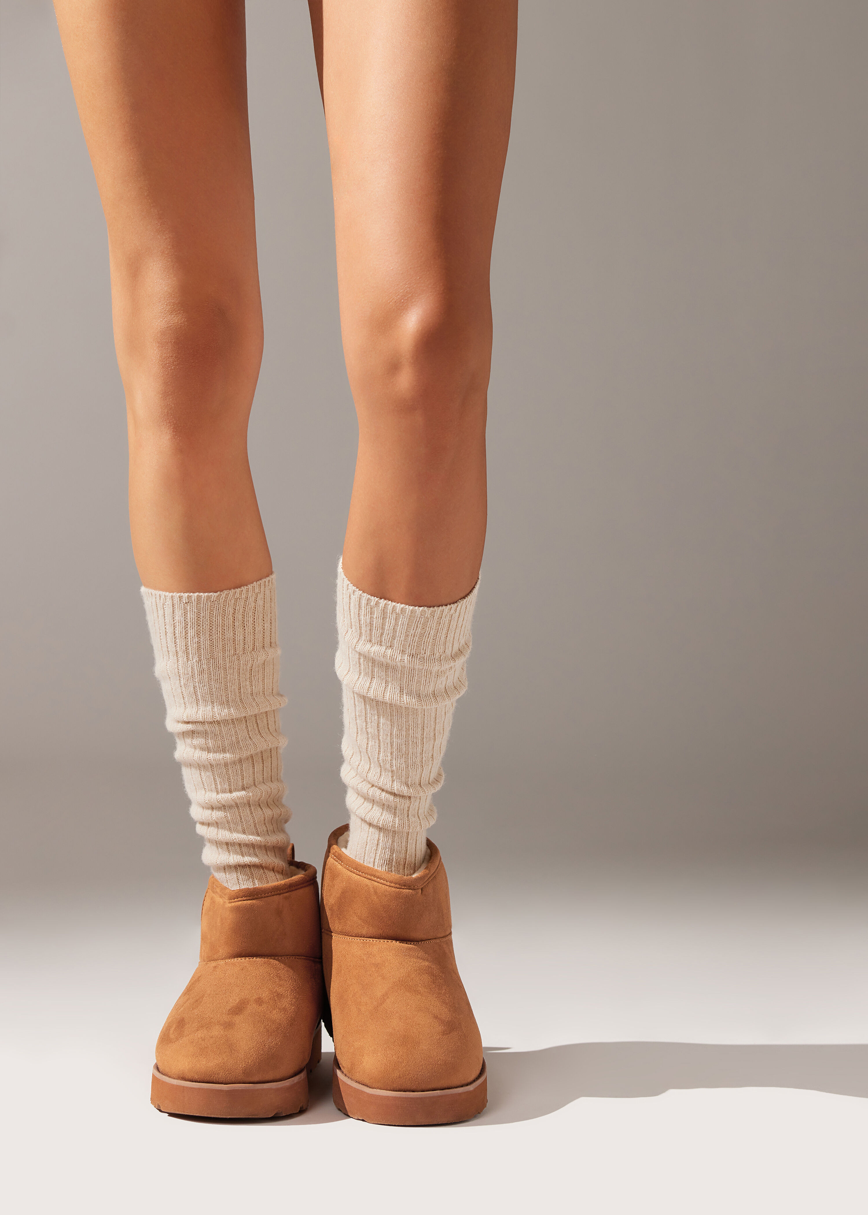 Women’s Ribbed Long Socks with Wool and Cashmere - Long socks - Calzedonia | Calzedonia US