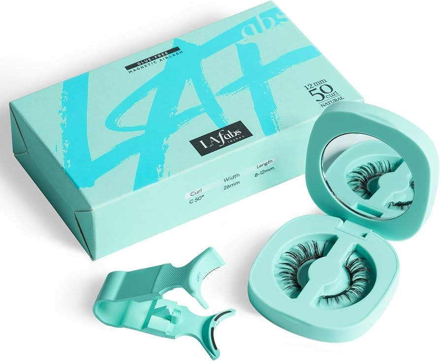 Magnetic Eyelashes, Natural Series Magnetic lashes with applicator, Reusable Glue-free False Eyel... | Amazon (US)