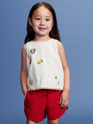 Old Navy x Disney© Sleeveless Linen-Blend Top for Toddler Girls | Old Navy (US)