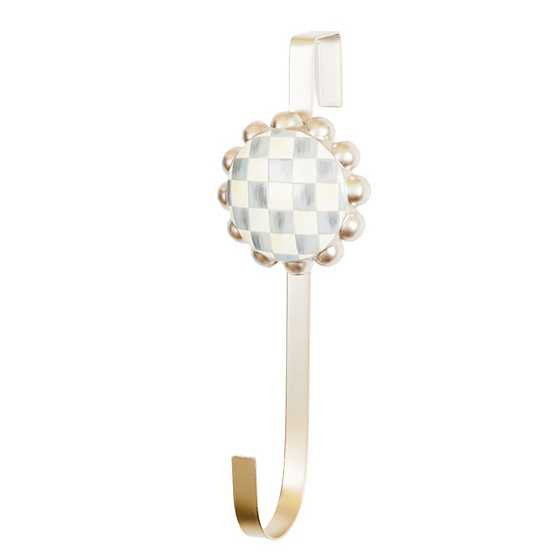 Sterling Check Wreath Hanger | MacKenzie-Childs