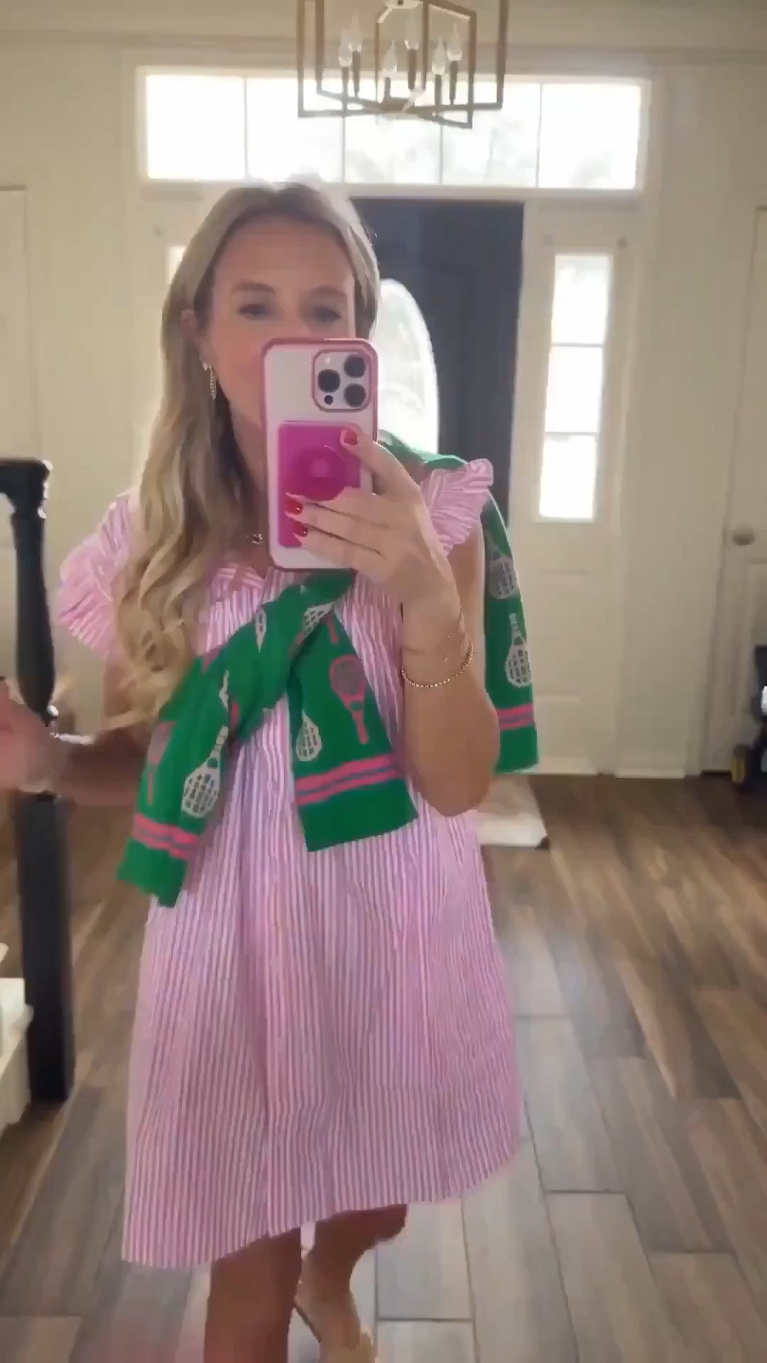 Cute dress in xs. This sweater is xs too. Perfect for a tennis tournament spectator outfit



#LTKSeasonal #LTKootd #LTKdayinmylife