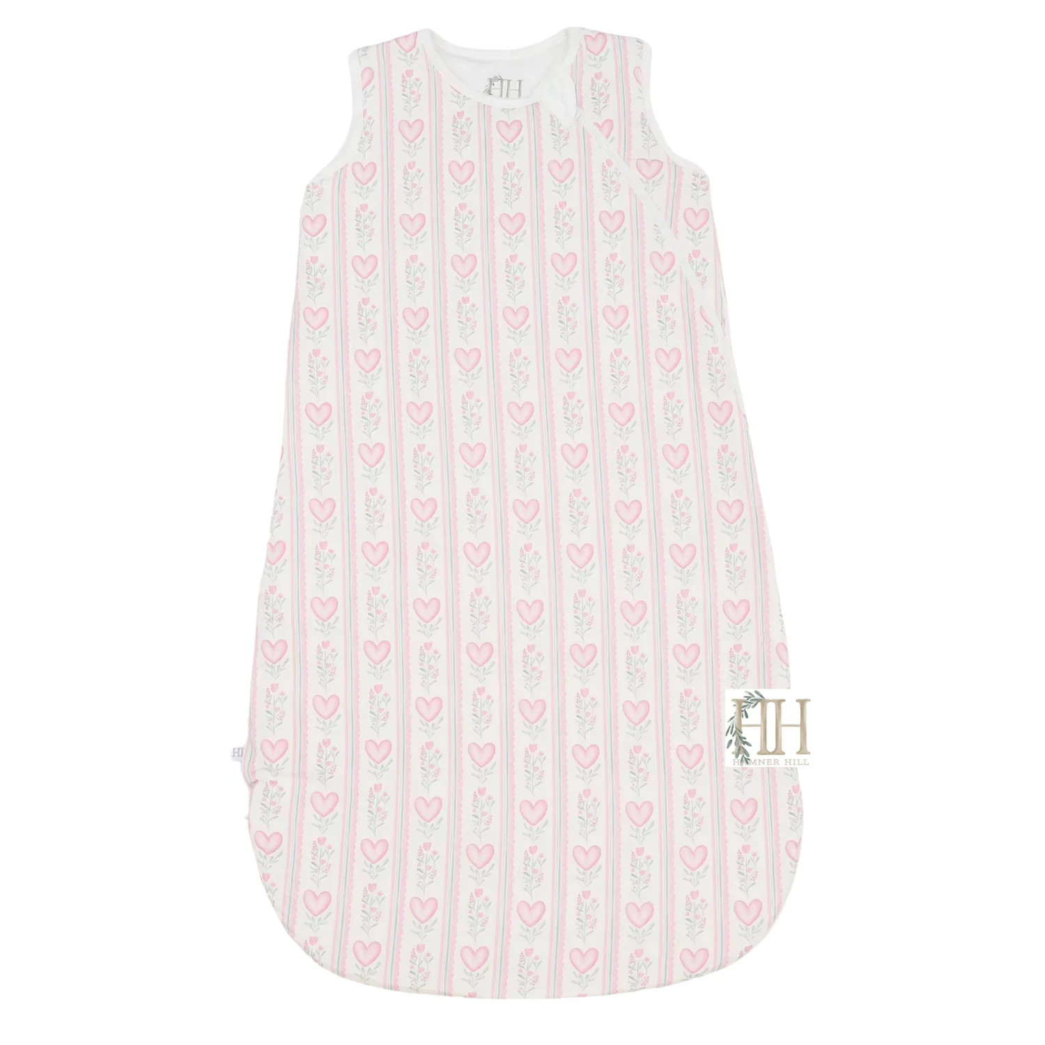 Girls Floral Heart Sleep Sack | Hamner Hill
