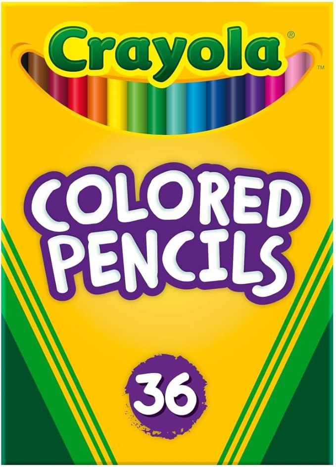 Crayola Colored Pencils (36ct), Kids Pencil Set, Back to School Essentials, Must Have Classroom S... | Amazon (US)