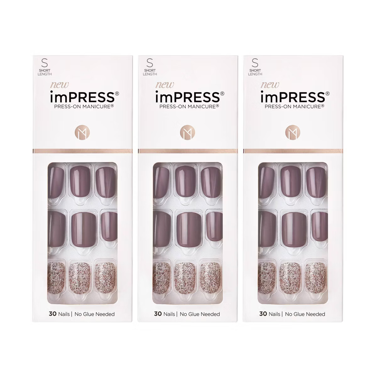 KISS Products imPRESS Press-On Manicure Fake Nails - 3pk/90ct | Target