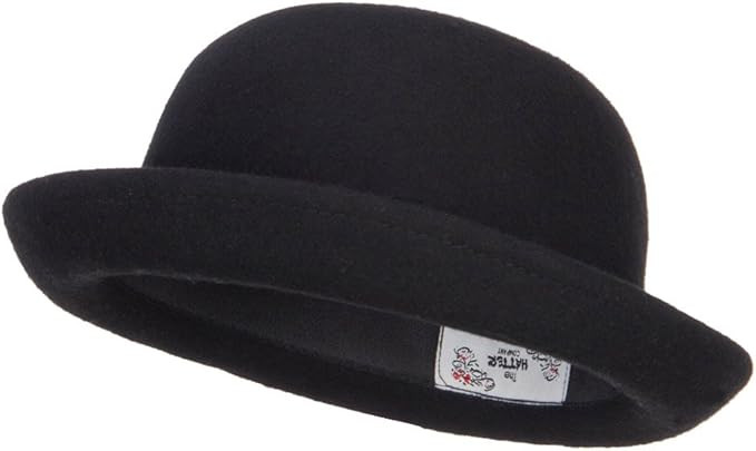 Wool Felt Upturn Brim Bowler Hat | Amazon (US)