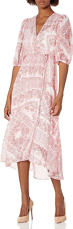 Calvin Klein Women's Maxi Wrap Dress | Amazon (US)