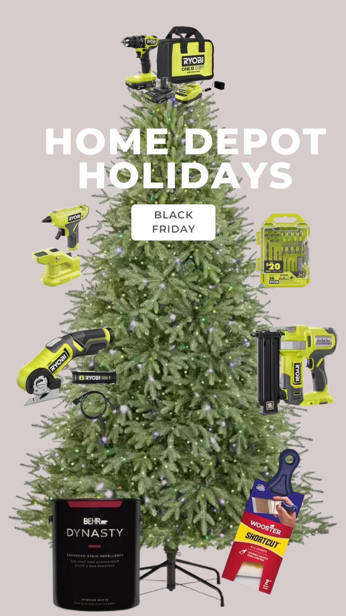 How will you trip your tree this holiday season?! Grab all my favorite tools (and paint supplies) on sale for Black Friday at The Home Depot today! @homedepot #thehomedepot #holidayyourway #thehomedepotpartner

#LTKOver40 #LTKCyberWeek #LTKHome