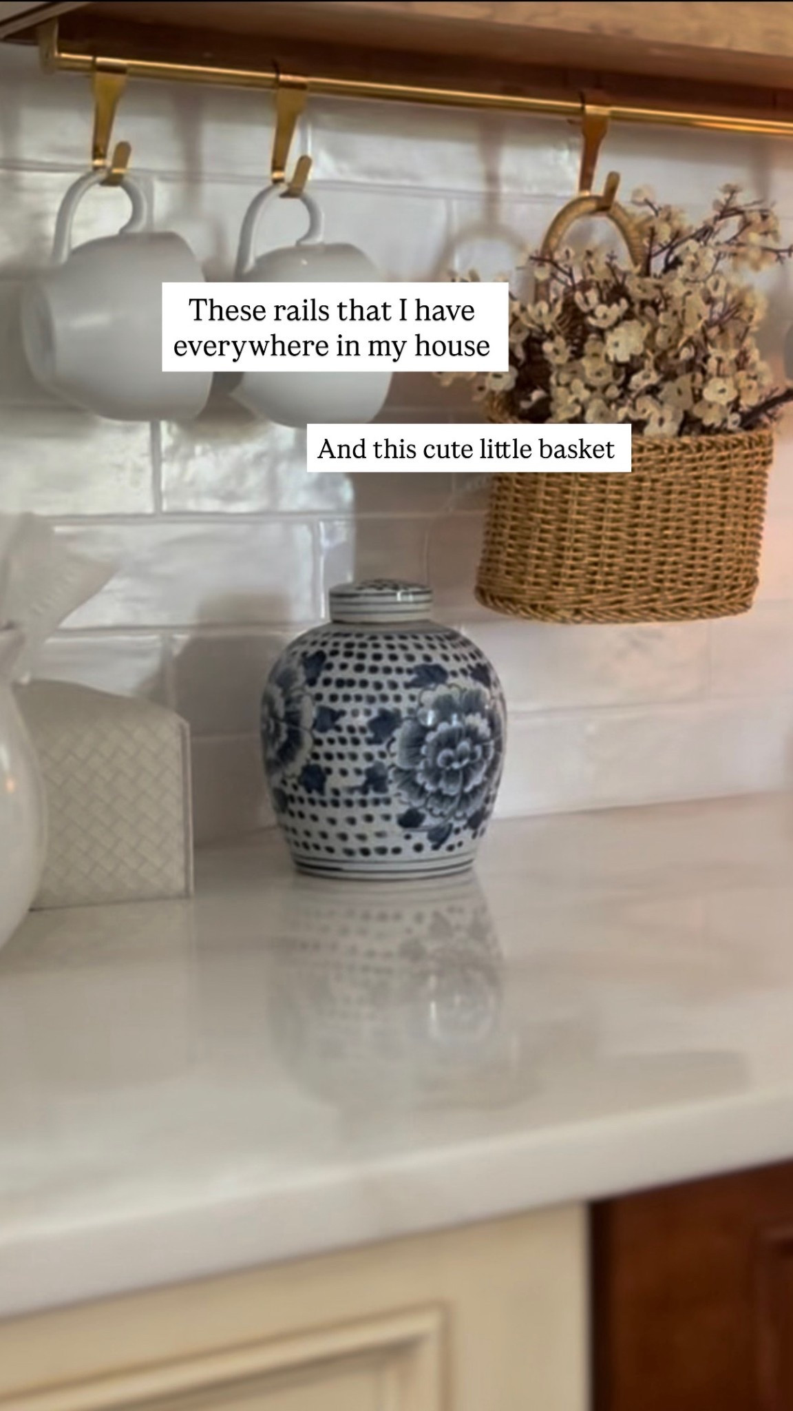 You guys love these rails from IKEA. I have them everywhere in my house, including on my bookshelves. Love this hanging basket as well! 

 #LTKFindsUnder50

#LTKHome #LTKSaleAlert