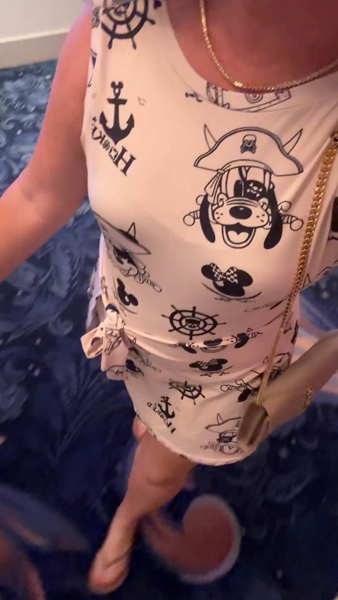 Disney cruise dress, pirate night dress size large runs small size up 1. 