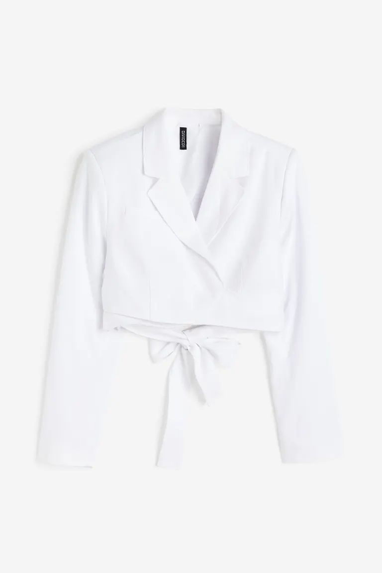 Wrap Crop Jacket | H&M (US + CA)