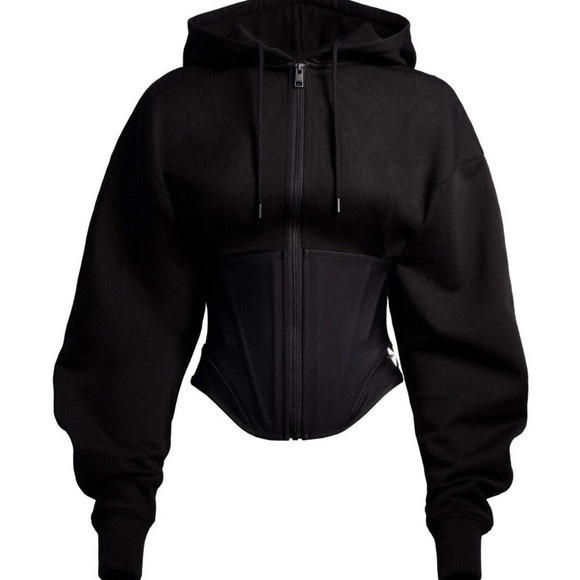 Mugler X HM Corset Hoodie Jacket | Poshmark