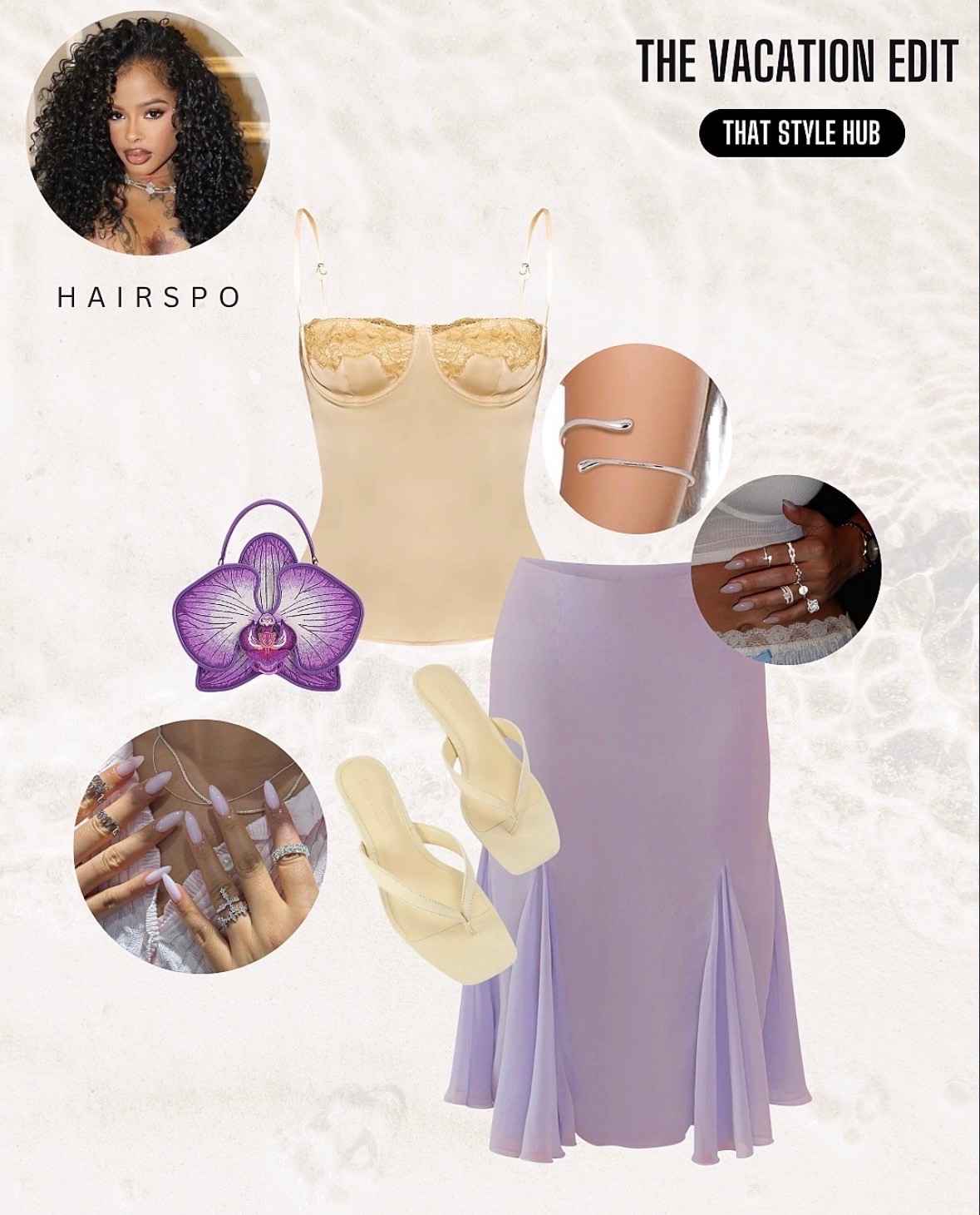 Summer outfit inspo 🌼 A butter yellow corset top styled with a flowy summer maxi skirt, elegant toe-thong sandals, and a floral JW PEI bag. The perfect feminine summer look for holidays, brunch dates, and warm-weather days. Shop the full outfit and find all the details on LTK. #SummerOutfit #SummerStyle #MaxiSkirt #ButterYellow #CorsetTop #SummerFashion #HolidayOutfits #VacationStyle #LTKFashion #LTKCreator