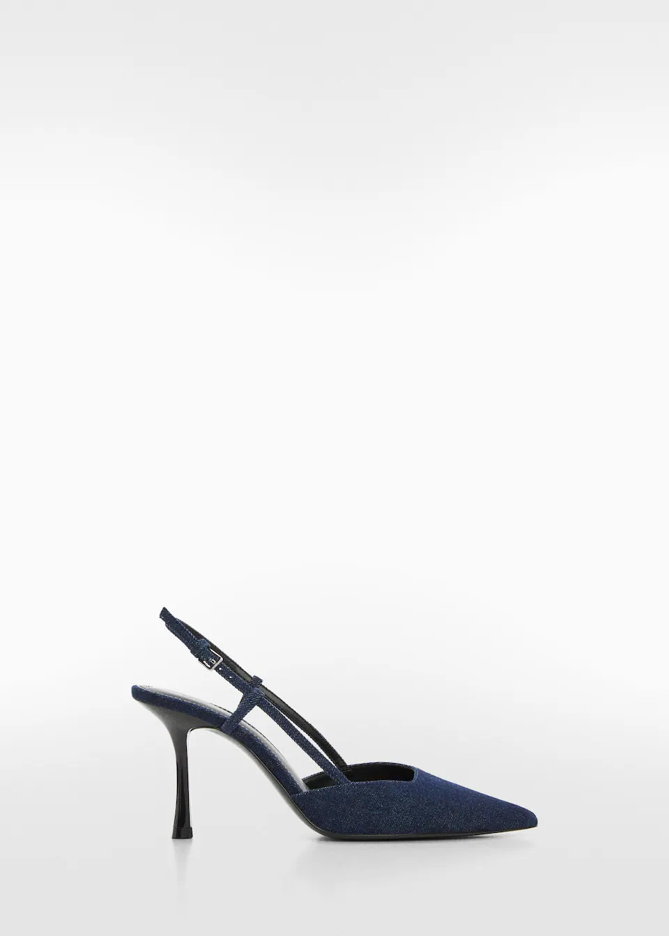 High-heeled denim shoes -  Women | Mango USA | MANGO (US)