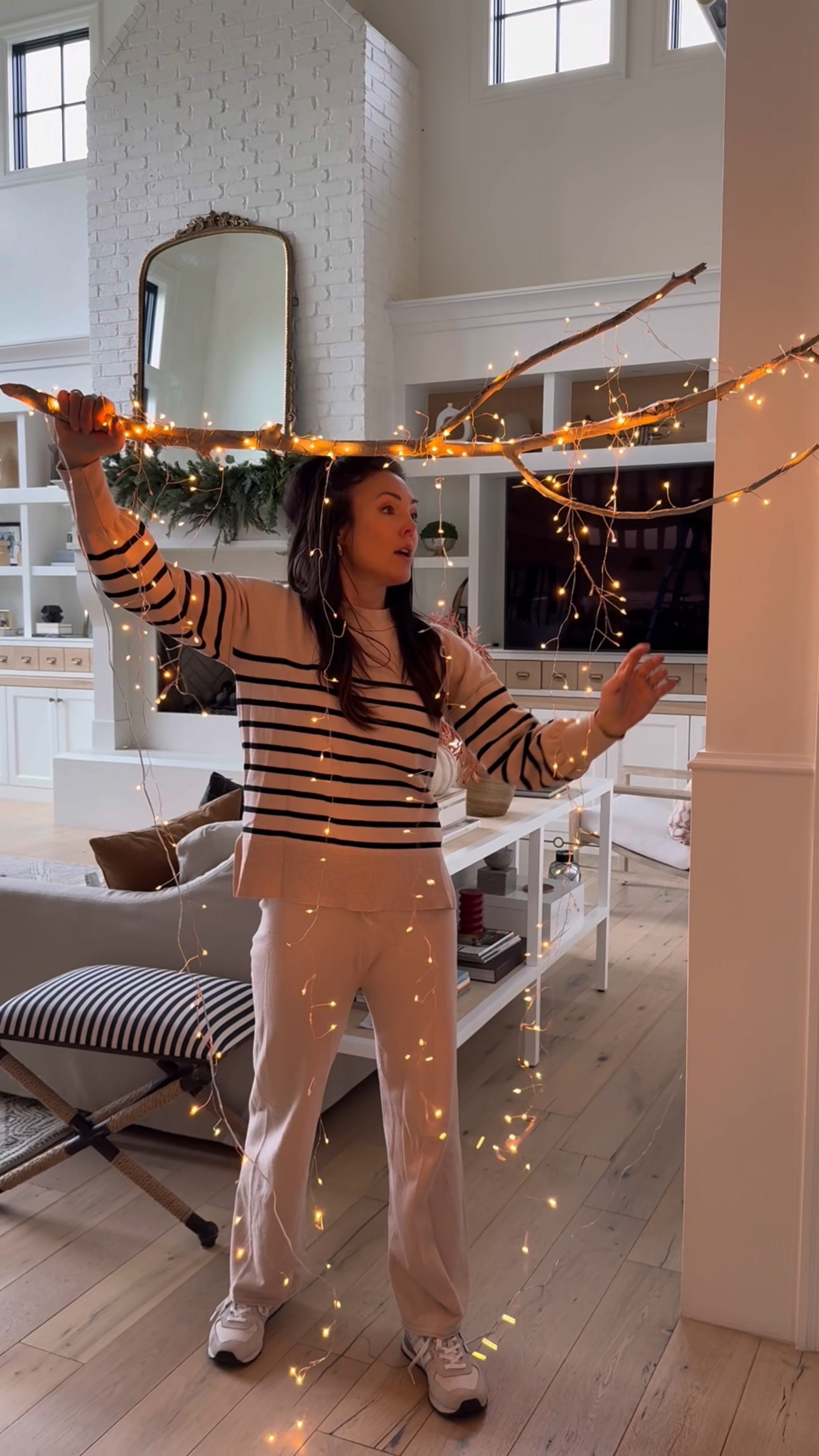 DIY whimsical light up branch with these copper twinkle light strands! They are magical! 

My striped lounge set is also on sale today and comes in lots of colors and patterns . Wearing size small. 


#LTKSaleAlert #LTKStyleTip #LTKHoliday
