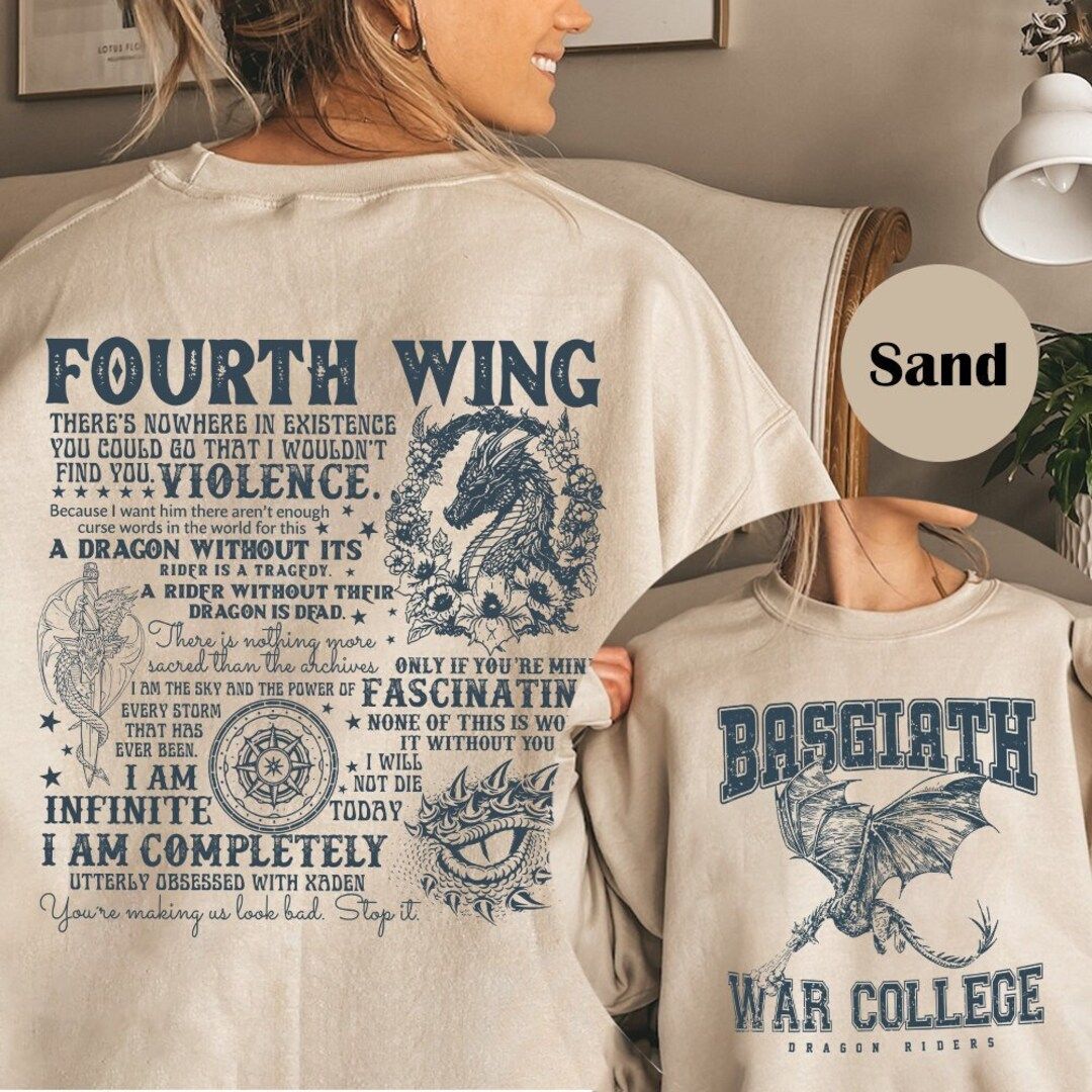 Fourth Wing Shirt Dragon Rider Shirt Basgiath War College - Etsy | Etsy (US)