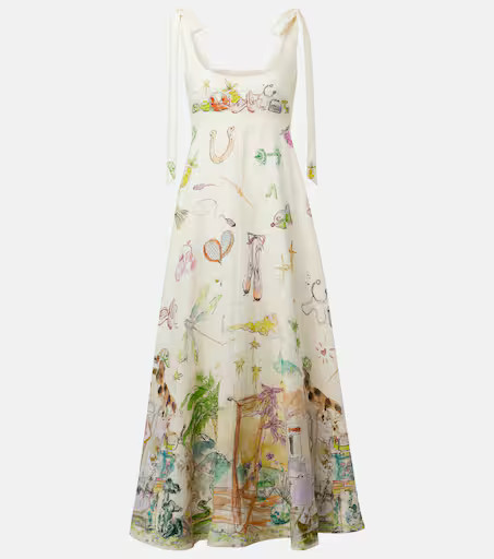 Anouk printed linen midi dress | Mytheresa (US/CA)