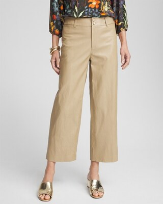 Faux Leather Trouser Crops | Chico's