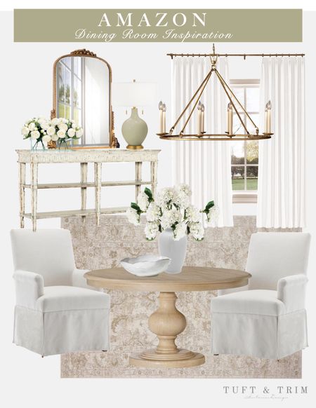 Shop this beautiful neutral dining room design on Amazon!

#LTKhome #LTKstyletip