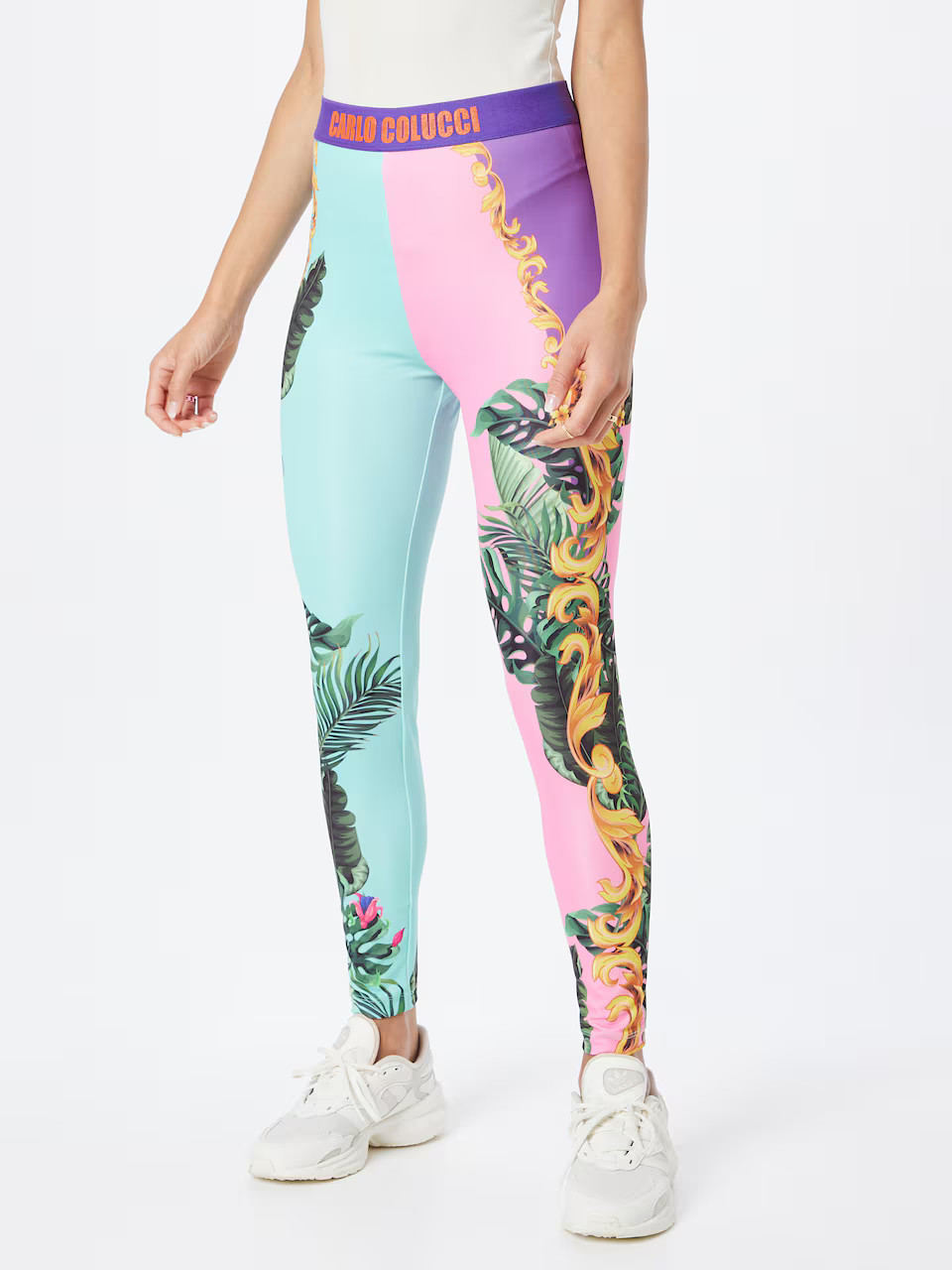 Carlo Colucci Skinny Leggings in Gemengde Kleuren | ABOUT YOU | ABOUT YOU NL