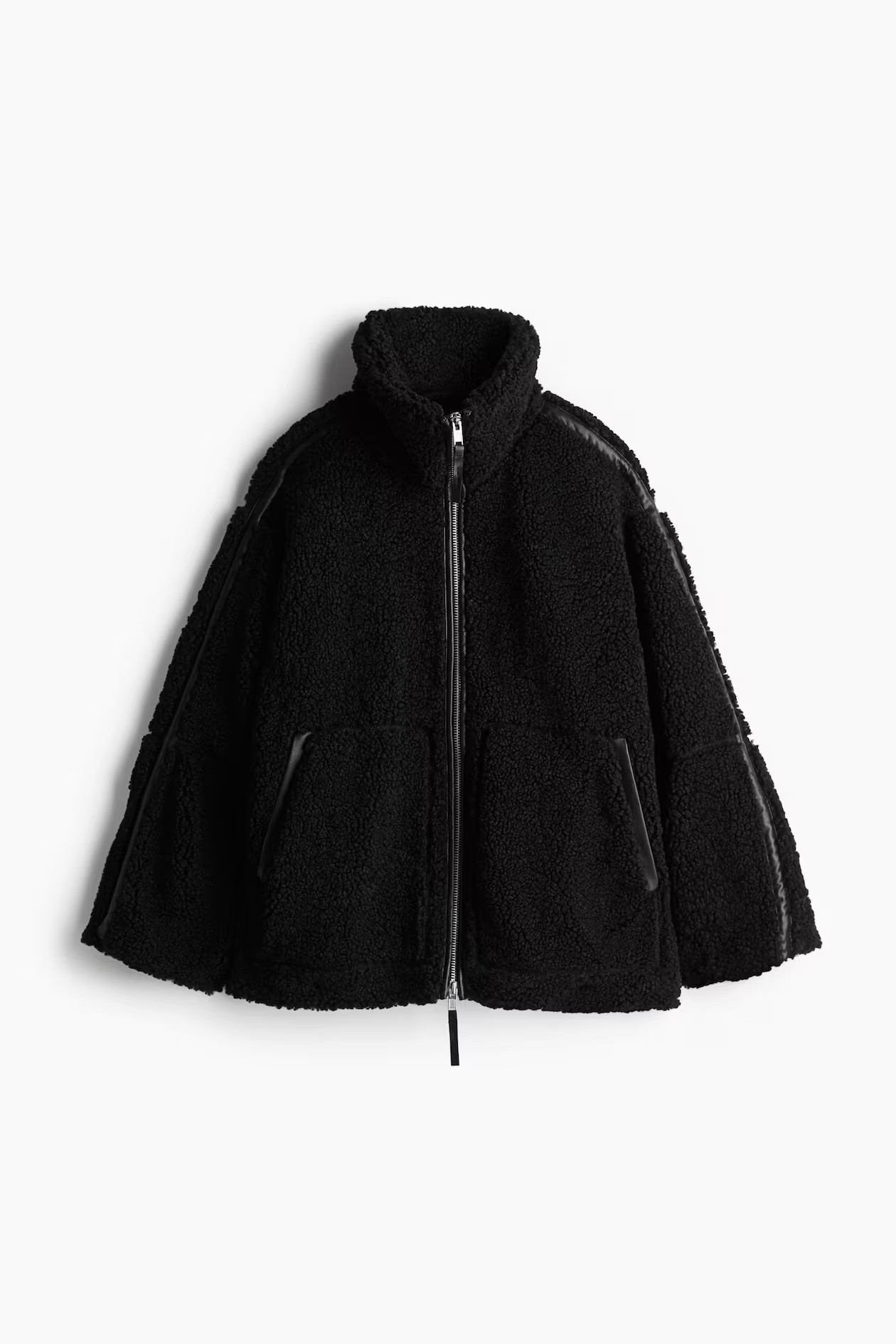 Loose teddy jacket | H&M (UK, MY, IN, SG, PH, TW, HK)