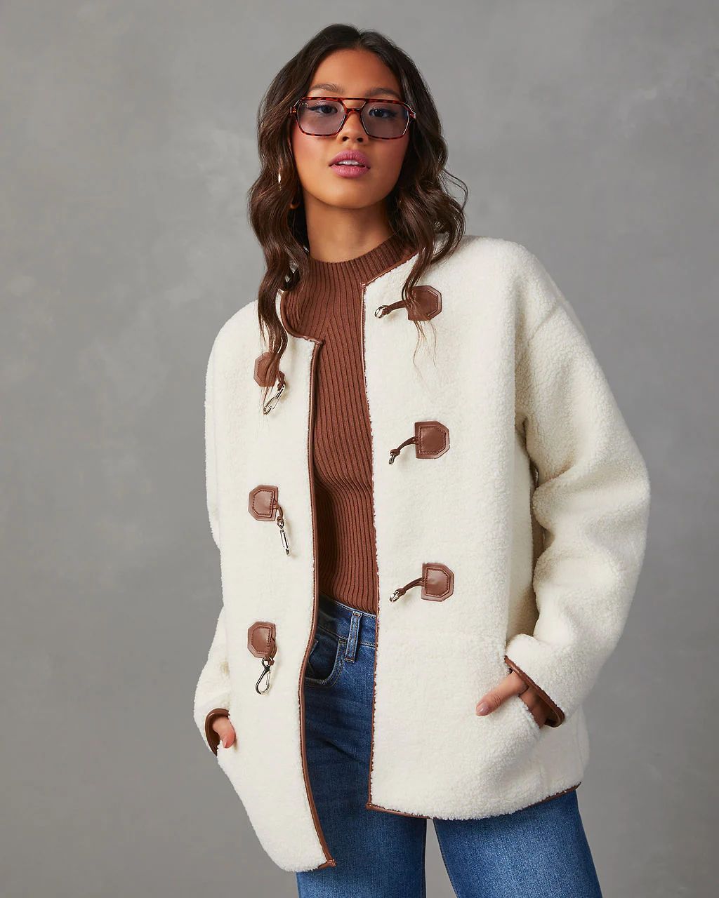 Fall Teddy Shearling Jacket | VICI Collection