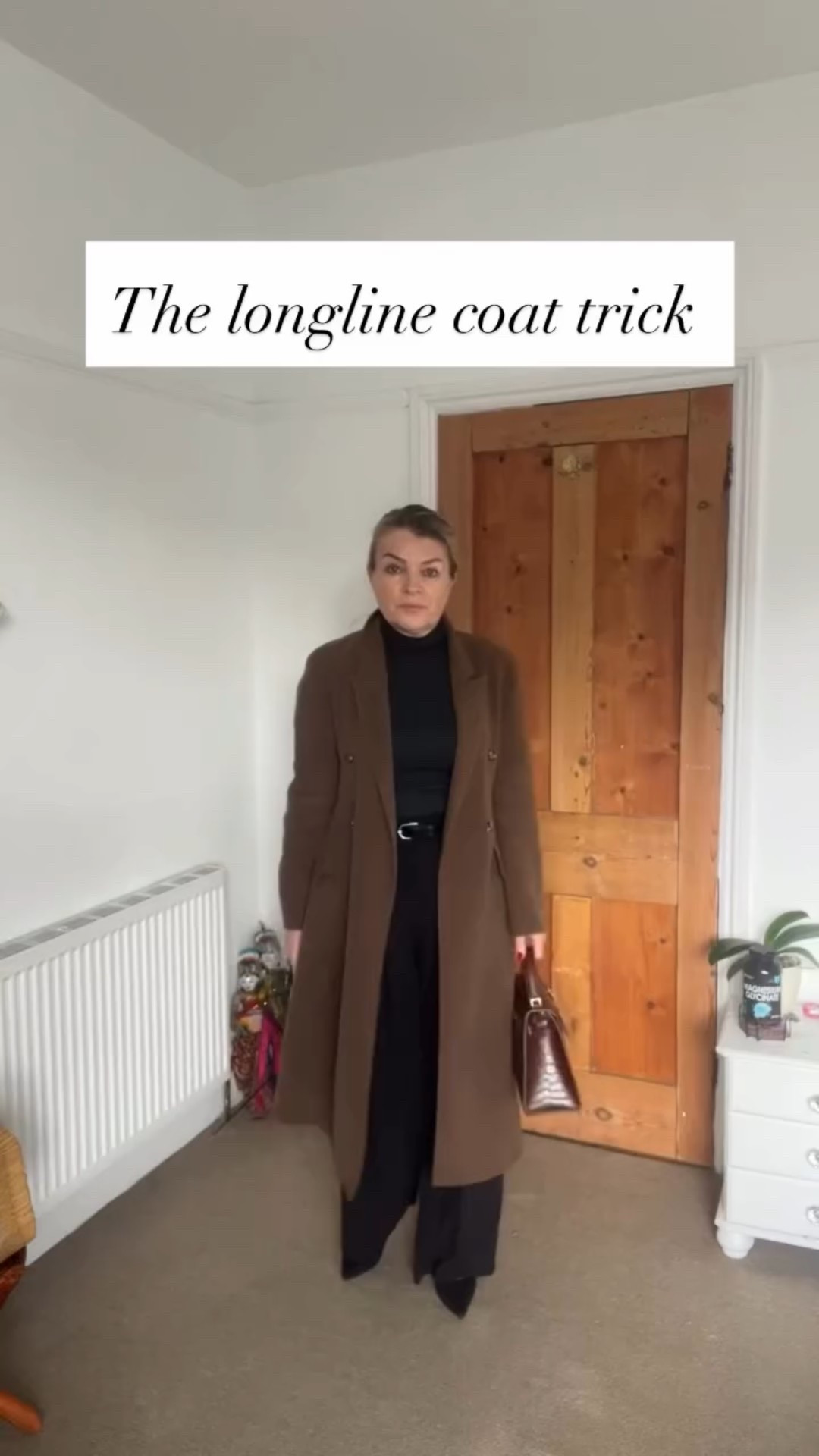 Two vertical lines = instant narrowing.

Here's a styling secret that changed everything for my clients: the long-line jacket.

When your midsection feels wide or exposed, it's not a body problem. It's a styling problem. And the fix is simple: create vertical lines.

Here's the magic:

An open long-line blazer creates two strong vertical lines that literally "sandwich" your stomach. Your eye follows those lines up and down—not across. Instantly, you look taller, leaner, more intentional.

Pair it with a monochromatic base (like my black polo and trousers) and let the coat do the work. The simplicity of the base makes the architecture of the jacket shine. You're not hiding. You're strategising.

This is personal styling at its finest. It's not about drowning in fabric or wearing oversized clothes. It's about understanding how lines, structure, and proportion work on your body.

When you know these tricks, you walk differently. You feel different. Because you're not fighting your body anymore—you're working with it.

This is what happens when personal styling becomes a tool instead of a struggle.



I want to hear from you! 💙

Do you have a go-to piece that makes you feel instantly confident? Maybe it's a jacket, a blazer, or something else entirely? Tell me about it in the comments—I'd love to know what works for you.

Or, if you're ready to discover your own styling secrets, let's talk.

Ready to master the art of vertical lines?

📅 Book a discovery call to explore how personal styling can help you dress with intention and confidence. https://capsuleclosetstylist.com/book-a-call/

📥 Download your free Capsule Wardrobe Blueprint to start building outfits with the right structure and proportion for your body. https://capsuleclosetstylist.com/free/

⭐ Join my YouTube VIP community for exclusive styling tips and direct connection. https://www.youtube.com/@capsuleclosetstylist/join

You deserve to feel amazing in every outfit. 💙

#LongLineJacket #VerticalLines #PersonalStyling #StyleArchitecture #BodyConfidence