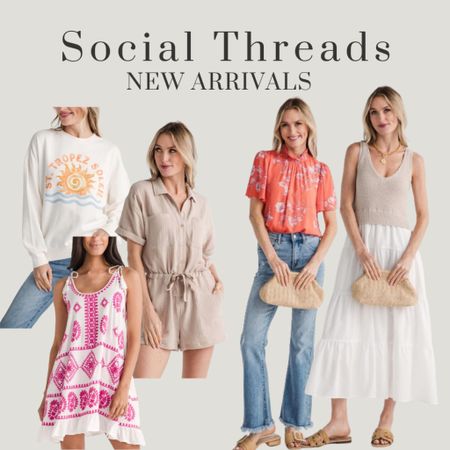 Social Threads new arrivals

Graphic sweatshirt, blouses, dresses, workwear, gauze romper 

#LTKfindsunder100 #LTKstyletip #LTKfindsunder50