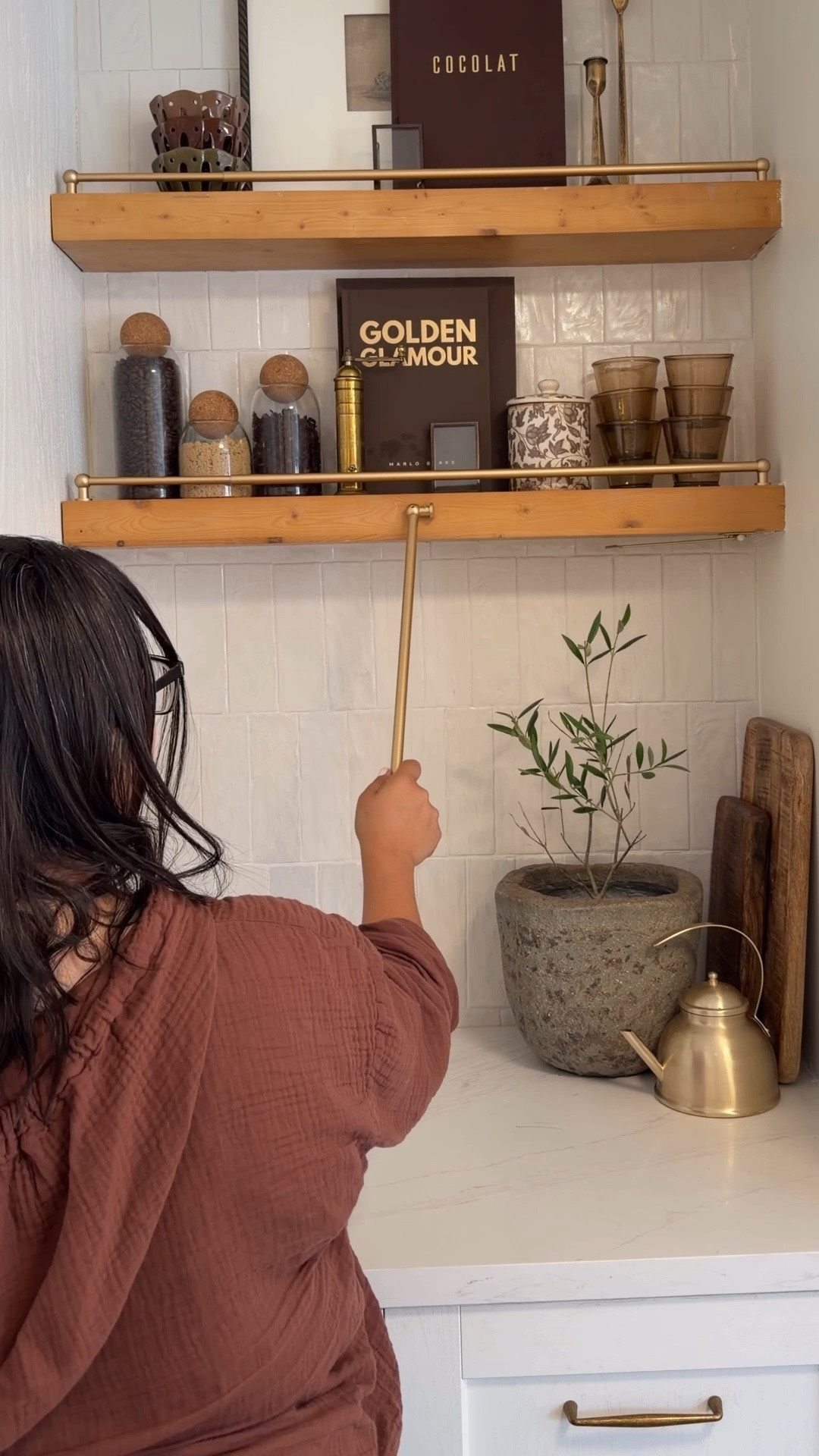 One Curtain Rod, 3 DIYs | Episode 2
SHELF RAIL HACK

This might be the easiest shelf rail hack ever! These small curtain rods are adjustable and perfect for adding a little character to your shelves without spending a fortune. ✨🙌🏻🤎

#LTKSaleAlert #LTKHome #LTKSeasonal