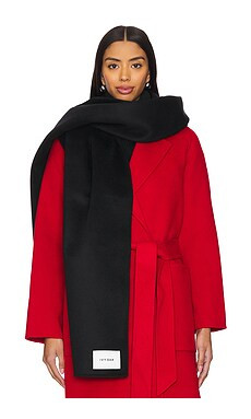 Ivy Oak Amy Double Face Scarf in Black from Revolve.com | Revolve Clothing (Global)