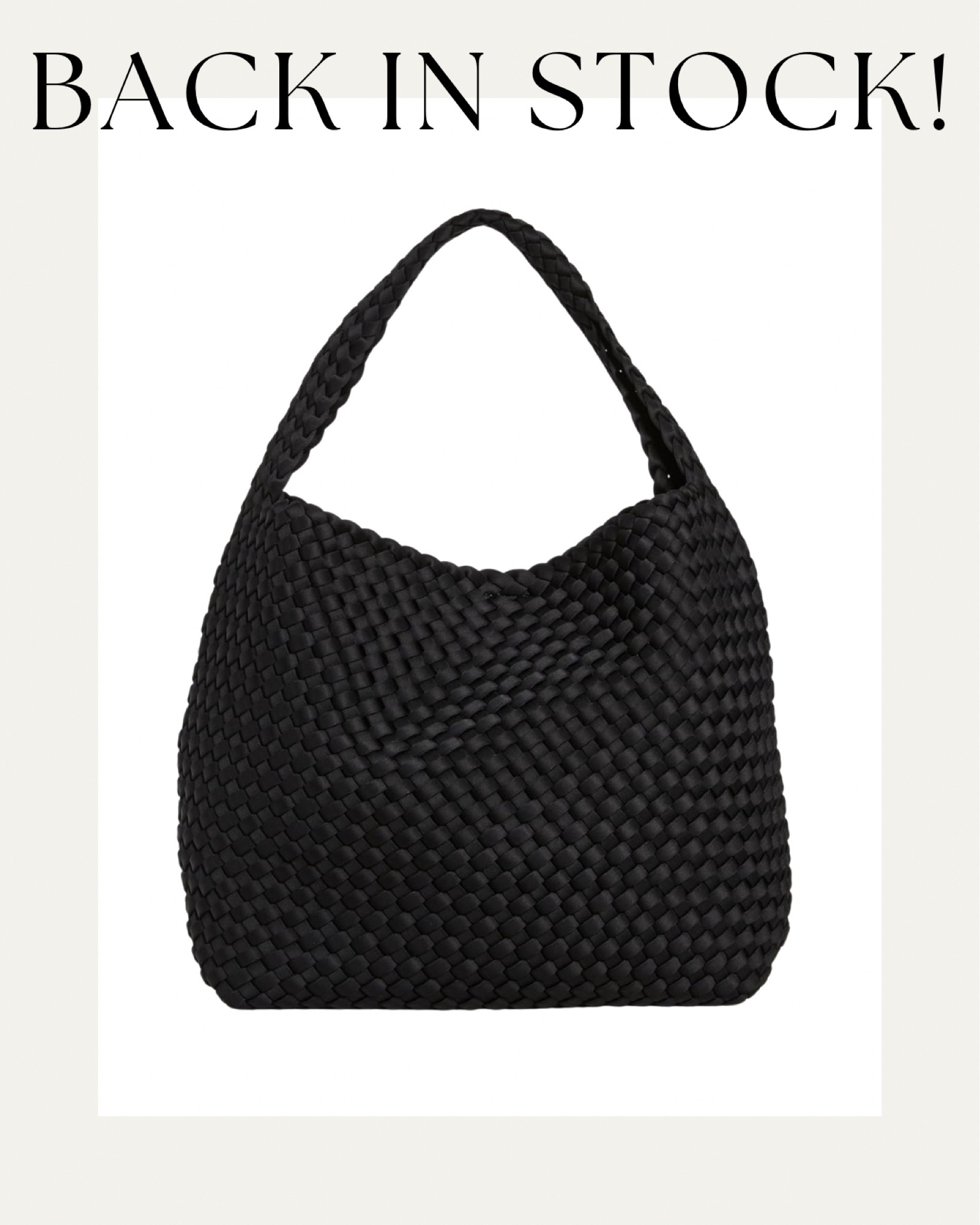 Naghedi tote back in stock. These are so good and hold a ton!

#LTKitbag #LTKstyletip