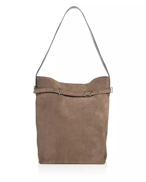 The Belted Suede Satchel Bag | Bloomingdale's (US)