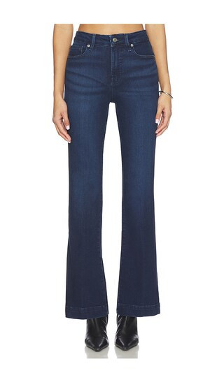 Good American Compression Good Classic Bootcut Jeans in Navy. - size 12 | Revolve Clothing (Global)