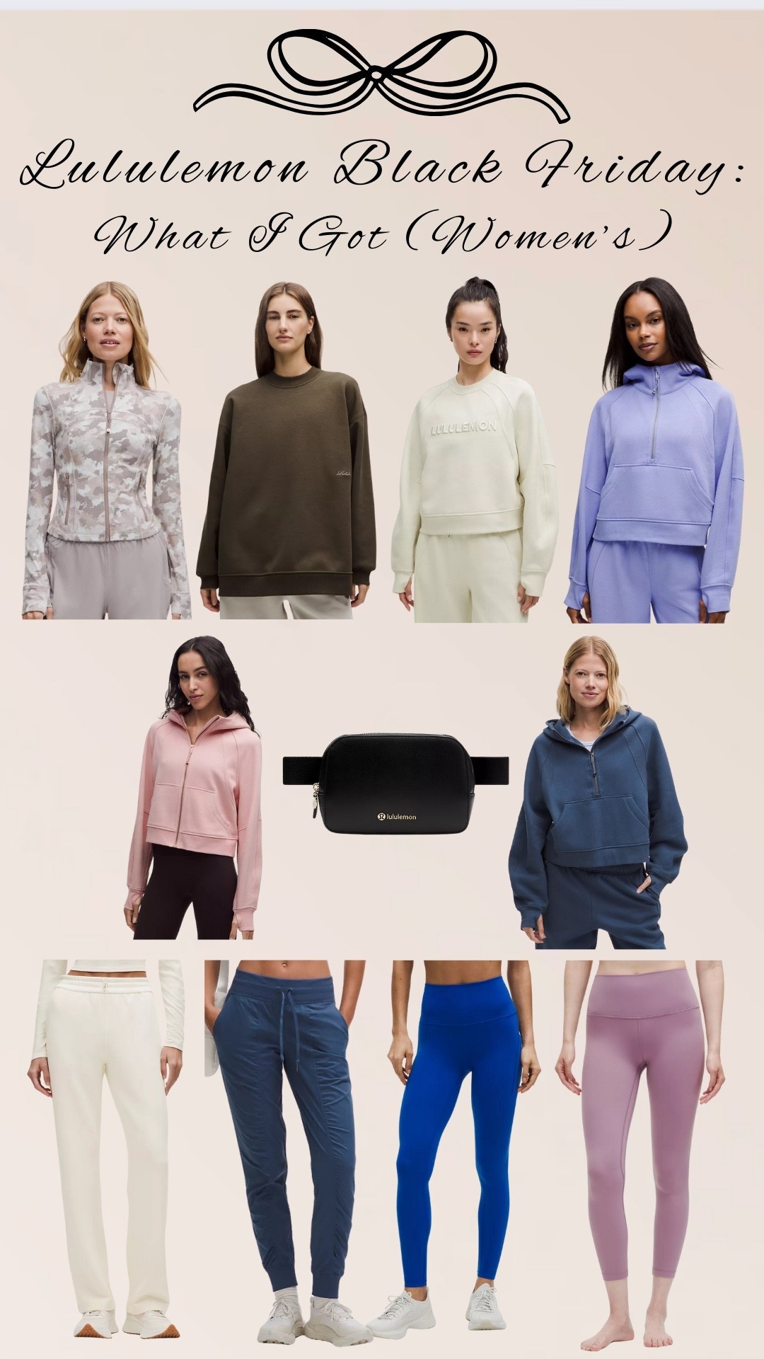 What I got from the Lululemon Black Friday sale!! 

#LTKCyberWeek #LTKSaleAlert #LTKActive