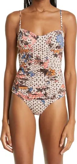 Bahia Floral Print Underwire One-Piece Swimsuit | Nordstrom
