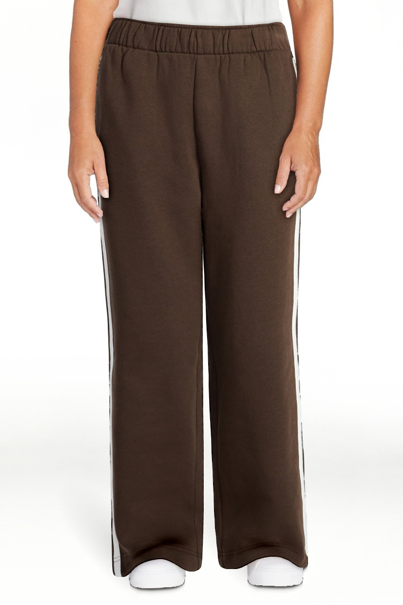 No Boundaries Striped Fleece Pants, 30.5'' Inseam, Women's XXS-XXL | Walmart (US)