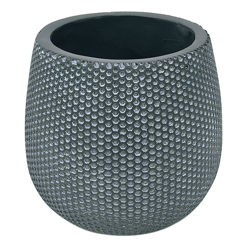 Bingham Jar Brown Fiber Clay Outdoor Planter, Small | At Home