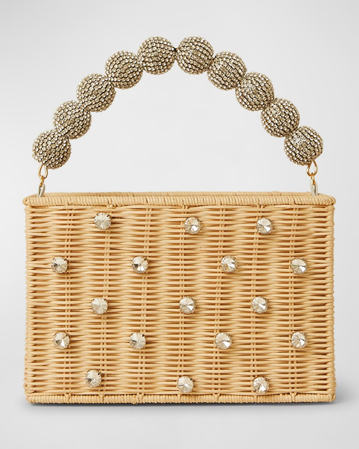 Reema Crystal Basket Top-Handle Bag | Neiman Marcus