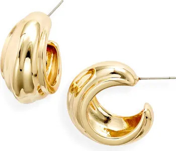 Nordstrom Ridged Hoop Earrings | Nordstrom | Nordstrom