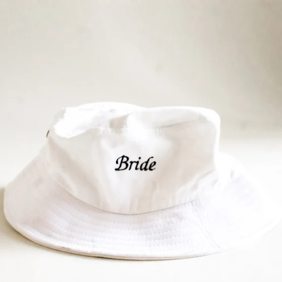 Bride Bucket Hat  Wife Bucket Hat  Bridal Bucket Hat  | Etsy | Etsy (US)