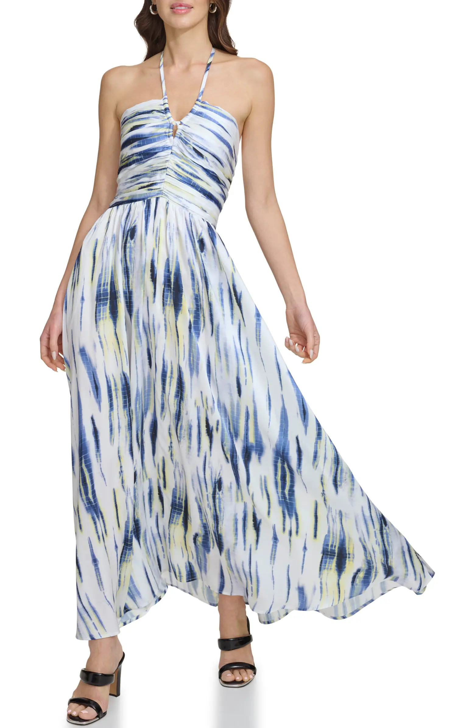 Printed Halter Maxi Dress | Nordstrom