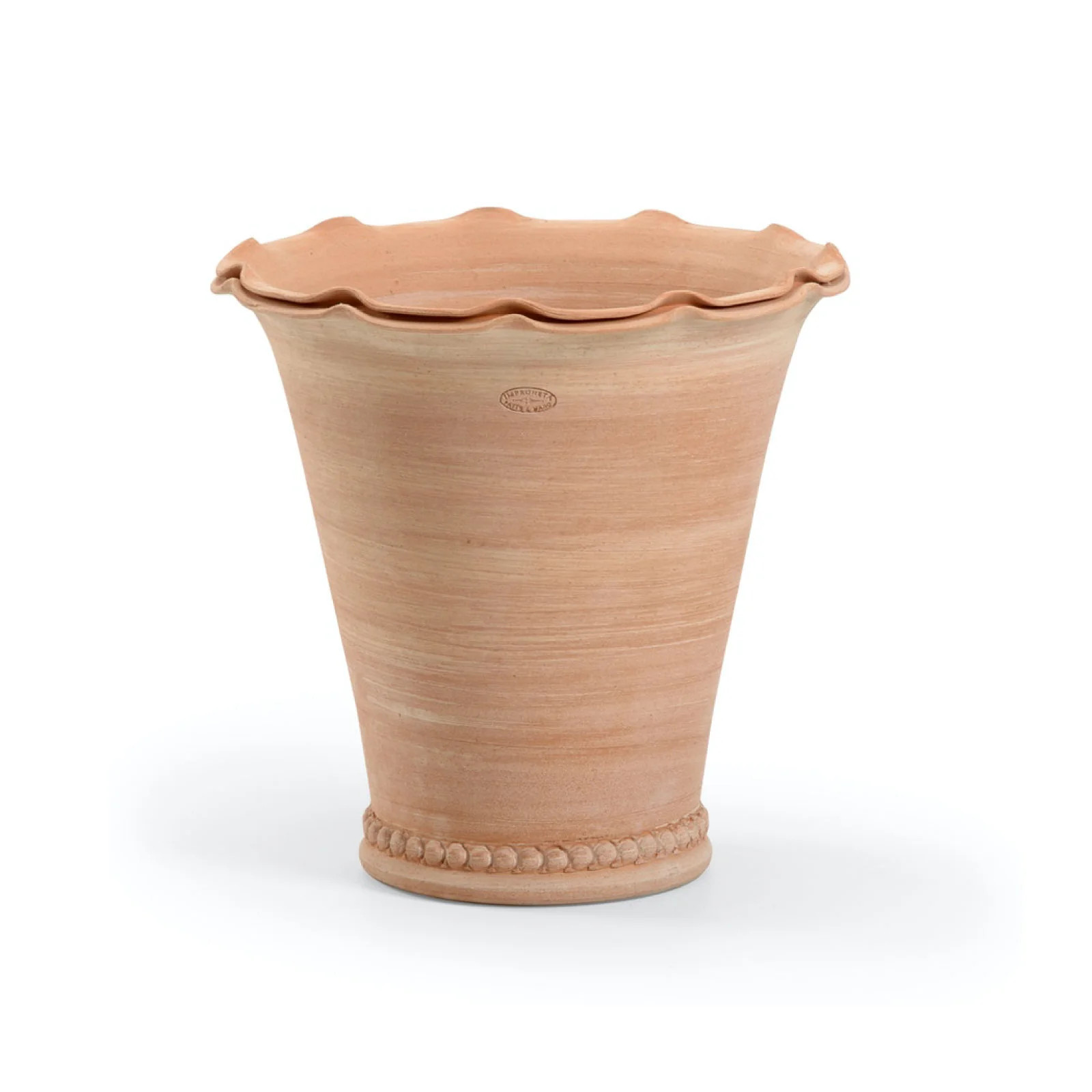 Large Scalloped Flower Pot | Brooke and Lou