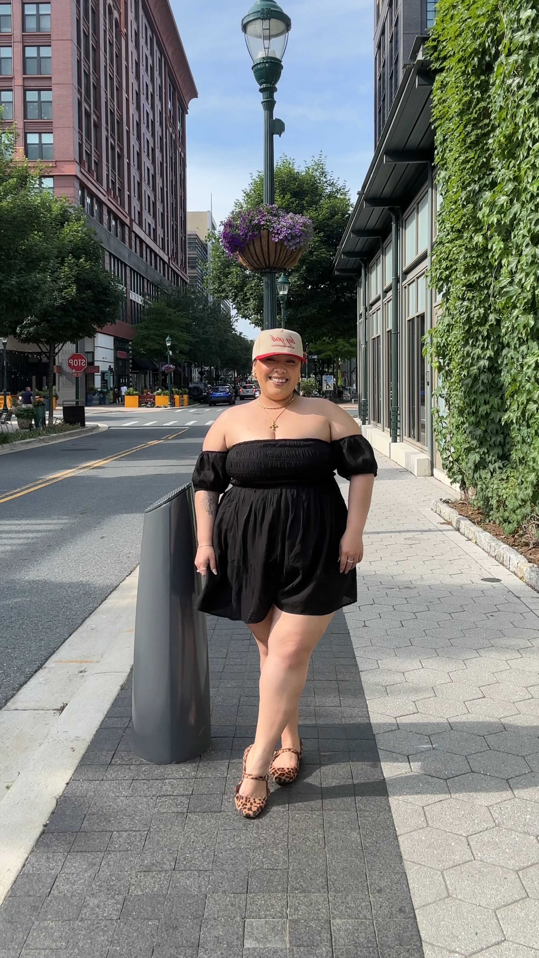 What I wore today as a plus size mom 

Jumpsuit has pockets and I wore size XL 

Ballet flats run true to size 

#LTKVideo #LTKSeasonal #LTKPlusSize