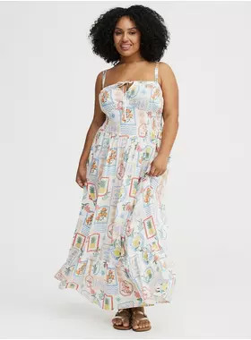 Smocked Detail Maxi Dress | Torrid (US & Canada)