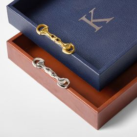 Horsebit Leather Catchall | Mark and Graham